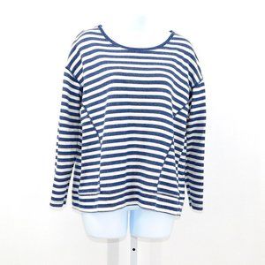 JCP Nautical Boat Neck Long Sleeve Pull-over Top